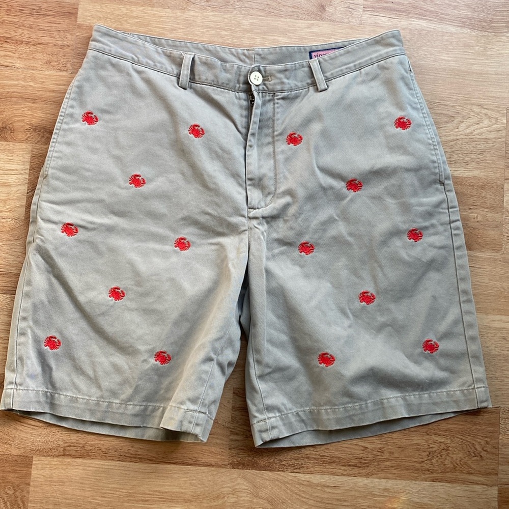 Vineyard Vines crab embroidered Club Shorts VGUC